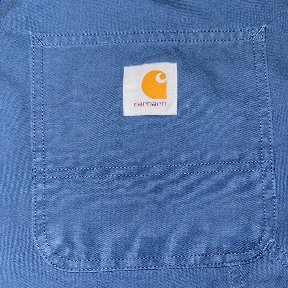 Blue Carhartt WIP Double knee shorts - Picture 3 of 6